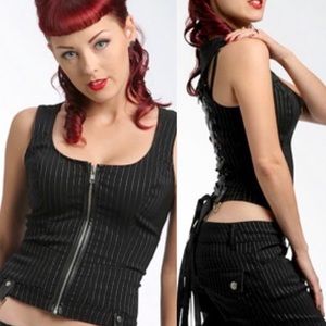 LIP SERVICE  VINTAGE CLOTHING
Carmen Lace Back Top